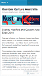 Mobile Screenshot of kustomkultureaustralia.com